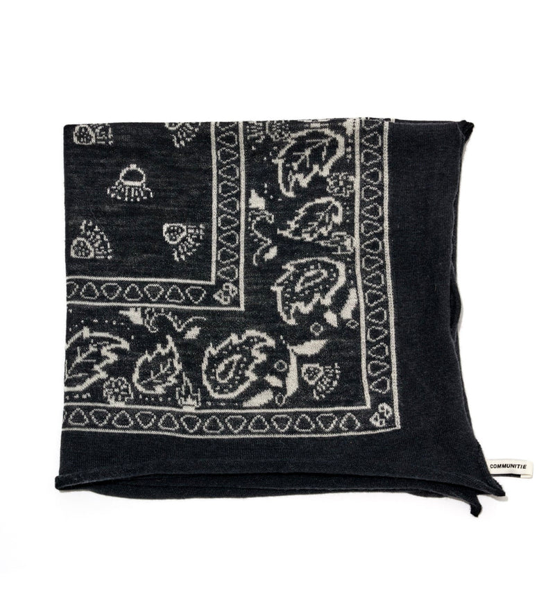 CASHMERE BANDANA IN BLACK