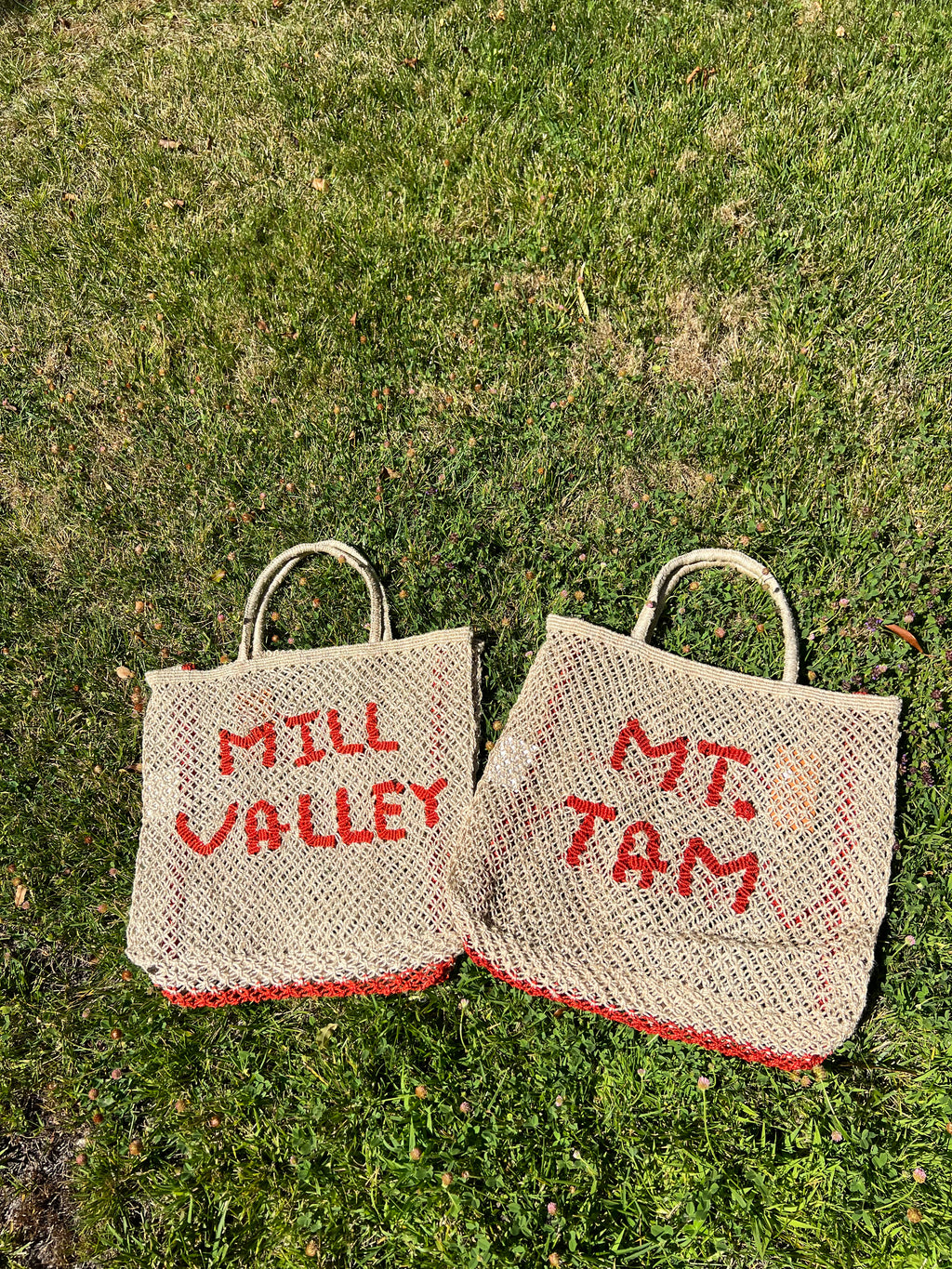 TYSA + The Jacksons Exclusive Mt. Tam  / Mill Valley Jute Tote Bag