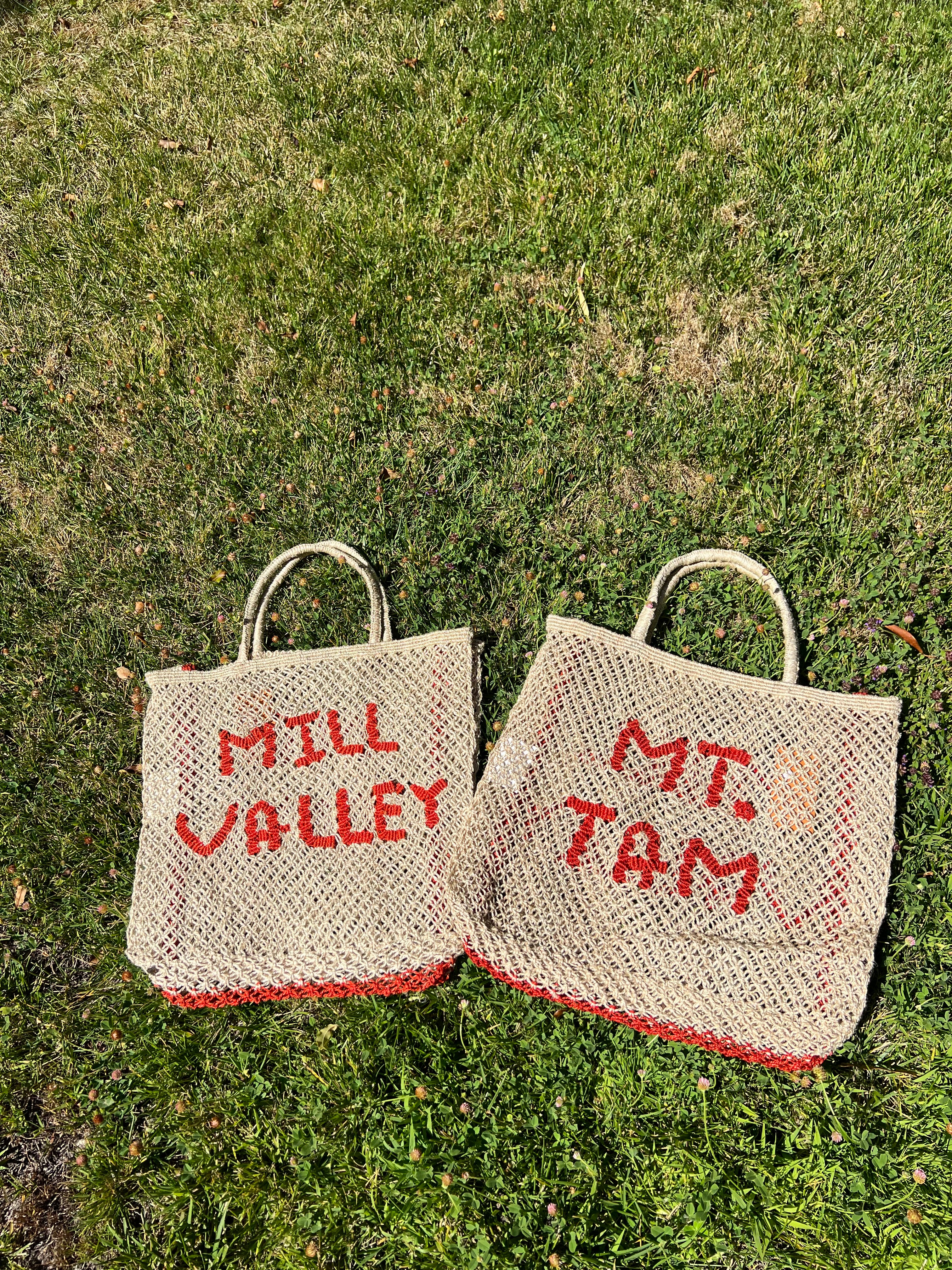 TYSA + The Jacksons Exclusive Mt. Tam  / Mill Valley Jute Tote Bag