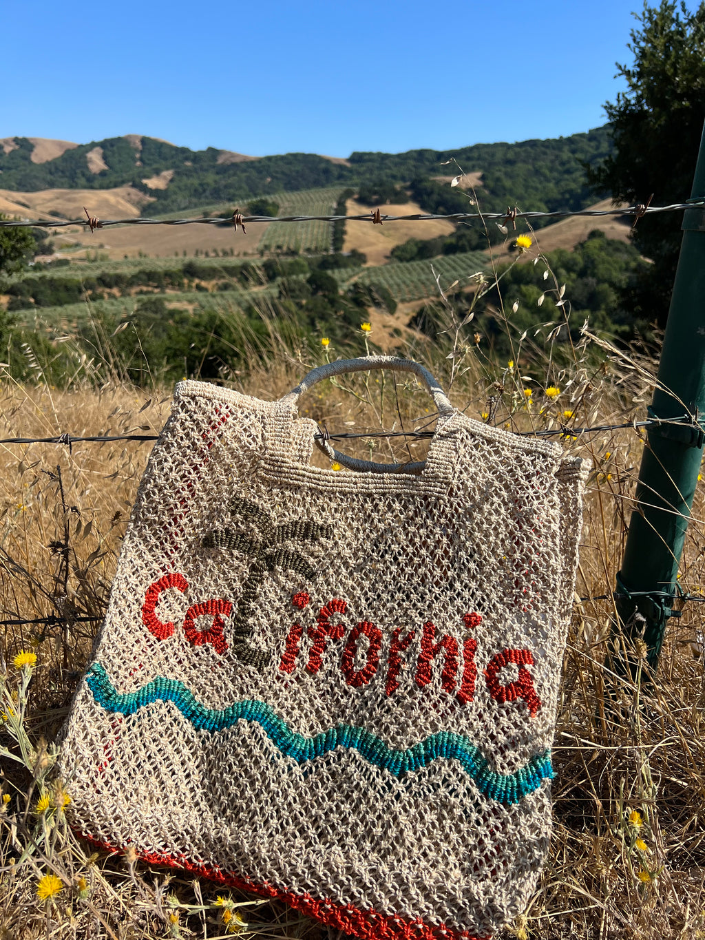 TYSA + The Jacksons Exclusive California Jute Tote Bag
