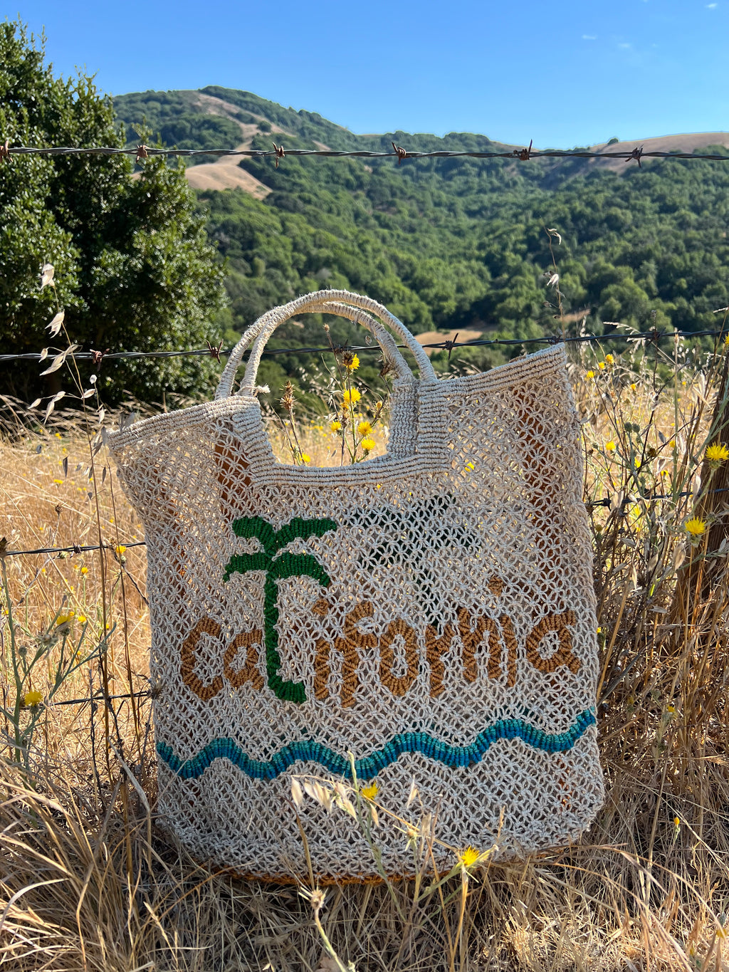 TYSA + The Jacksons Exclusive California Jute Tote Bag