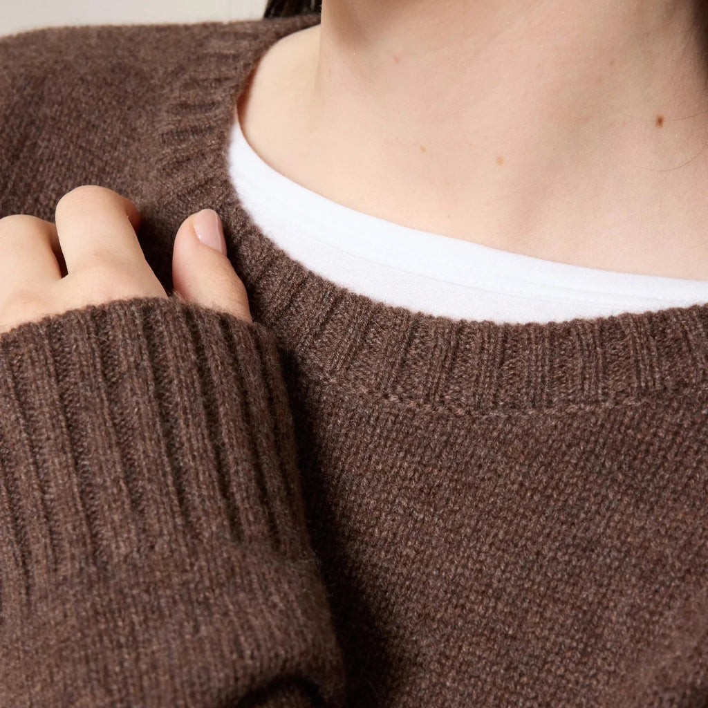 Wide Cashmere Pullover