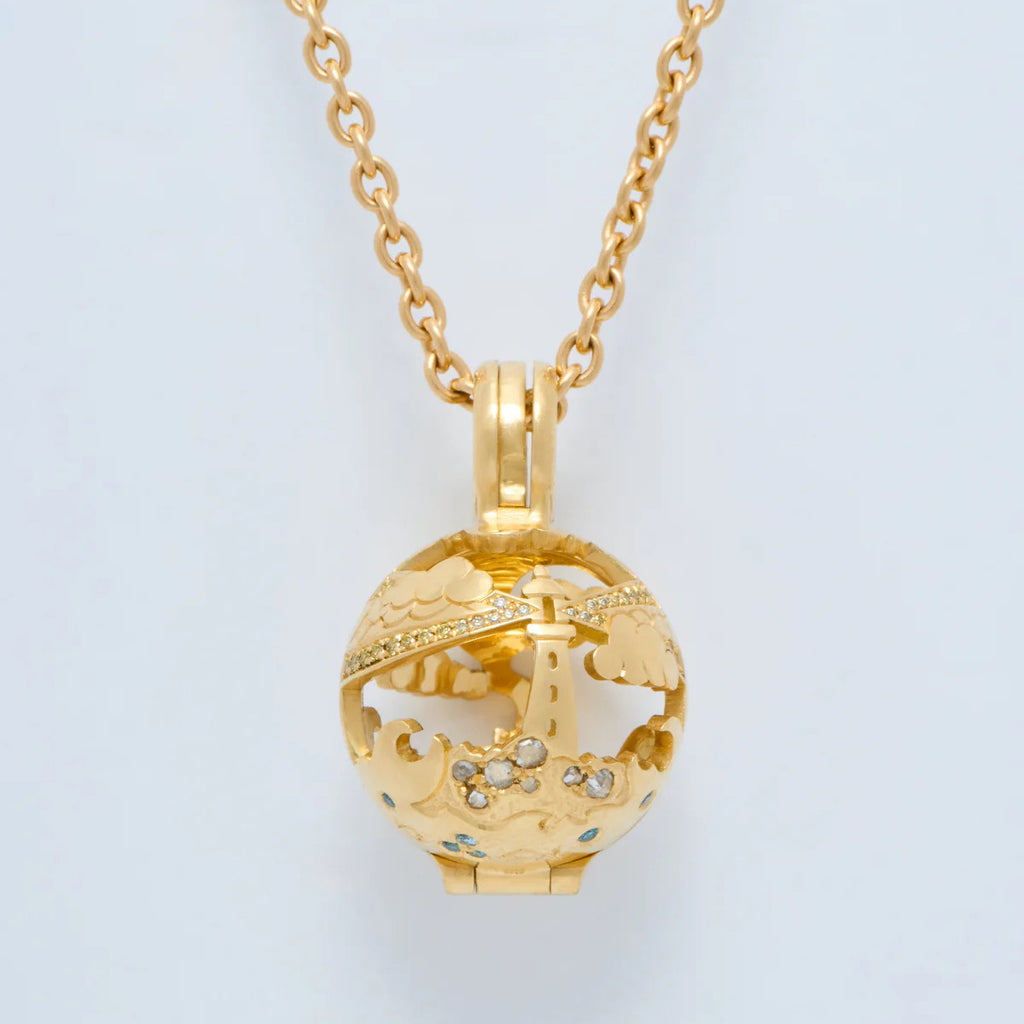 Nomad Mini Sphere Pendant – Sea Scene