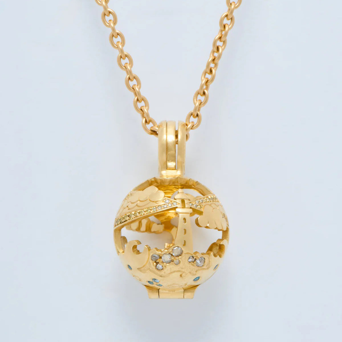Nomad Mini Sphere Pendant – Sea Scene