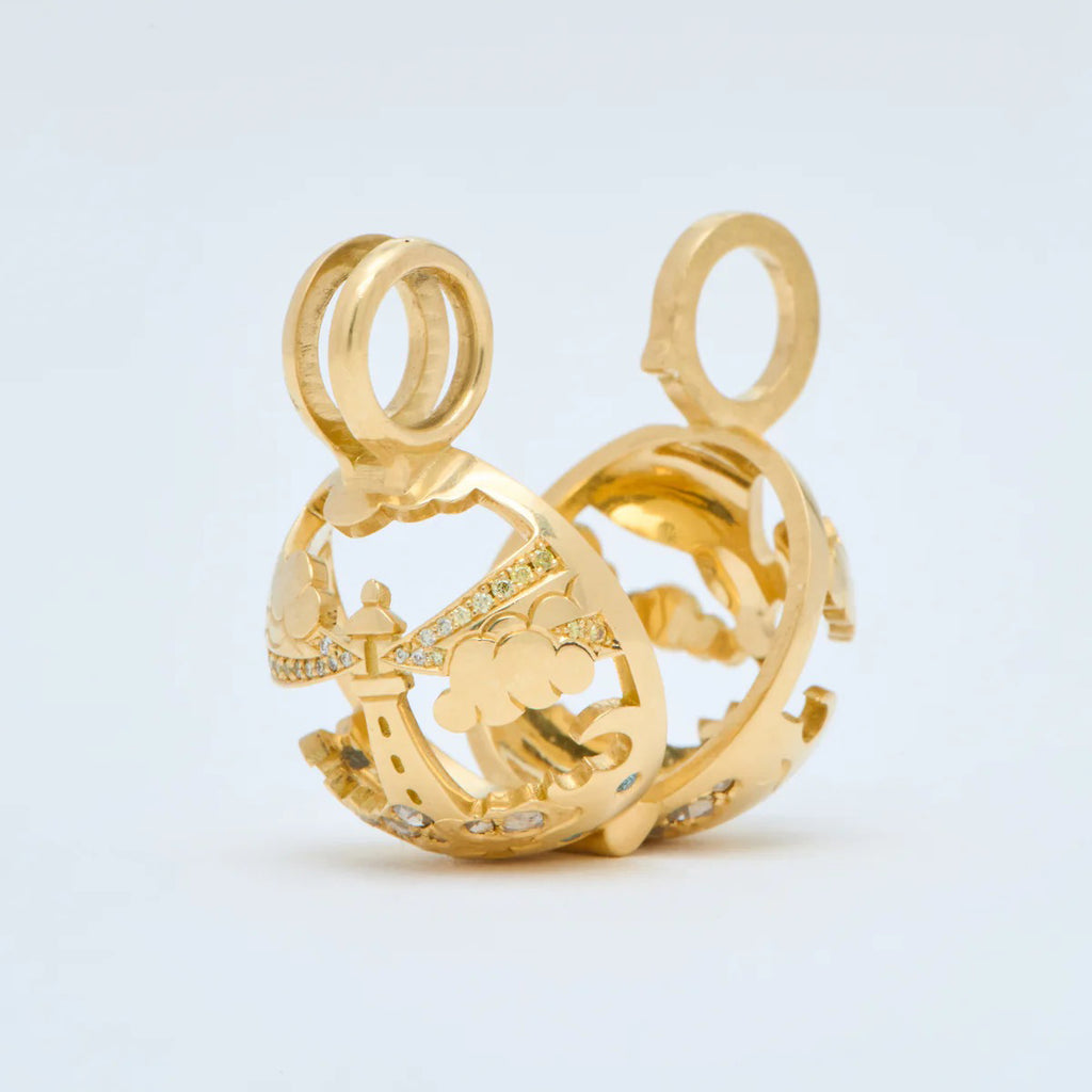 Nomad Mini Sphere Pendant – Sea Scene