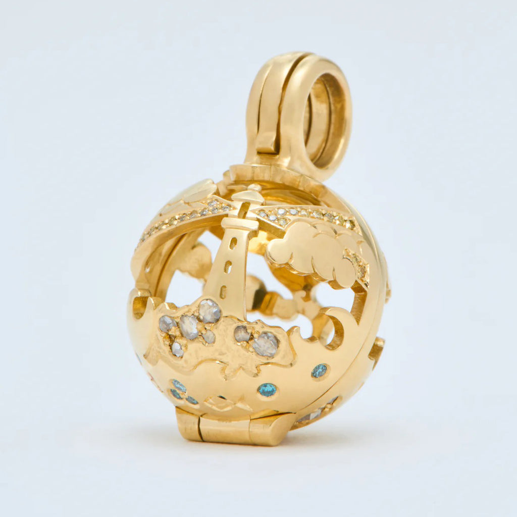 Nomad Mini Sphere Pendant – Sea Scene