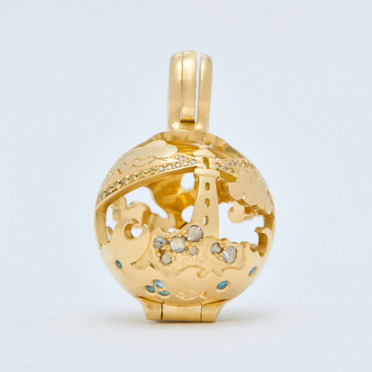 Nomad Mini Sphere Pendant – Sea Scene