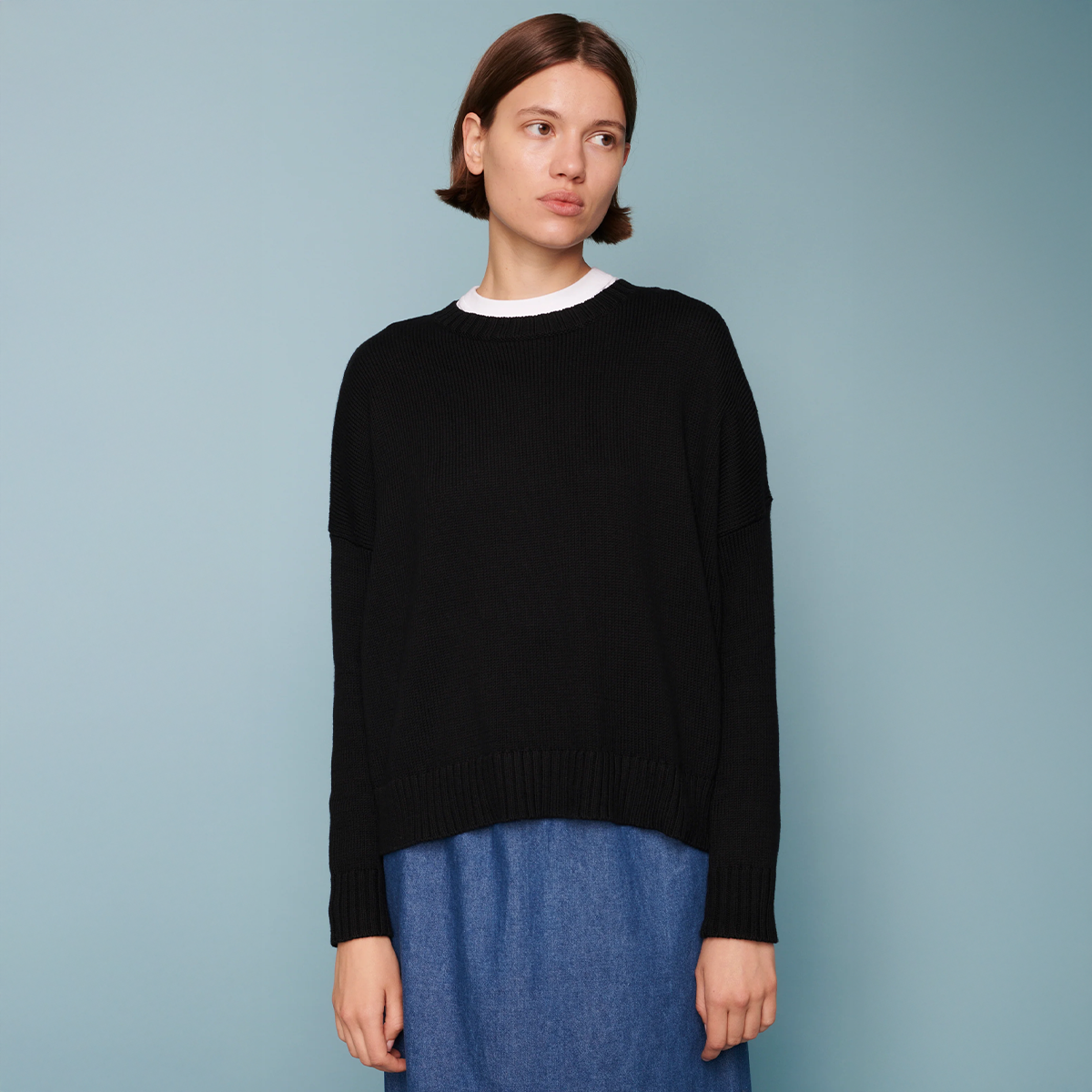 Wide Cashmere Pullover