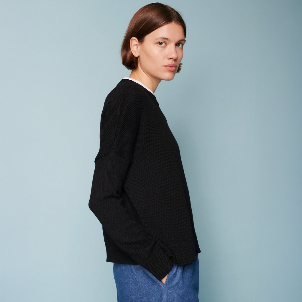 Wide Cashmere Pullover