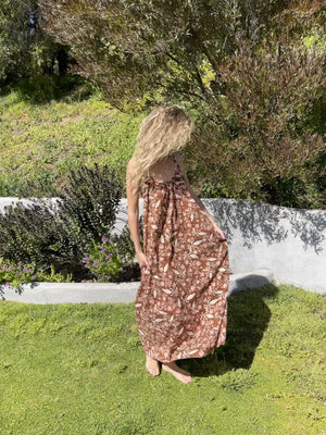 EAGLE DRESS IN PRINTS