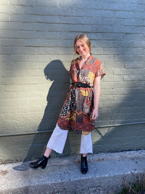 TRAVEL DRESS IN PRINTS