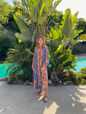 NOMAD DRESS IN CAPRI
