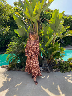 NOMAD DRESS IN WOODS