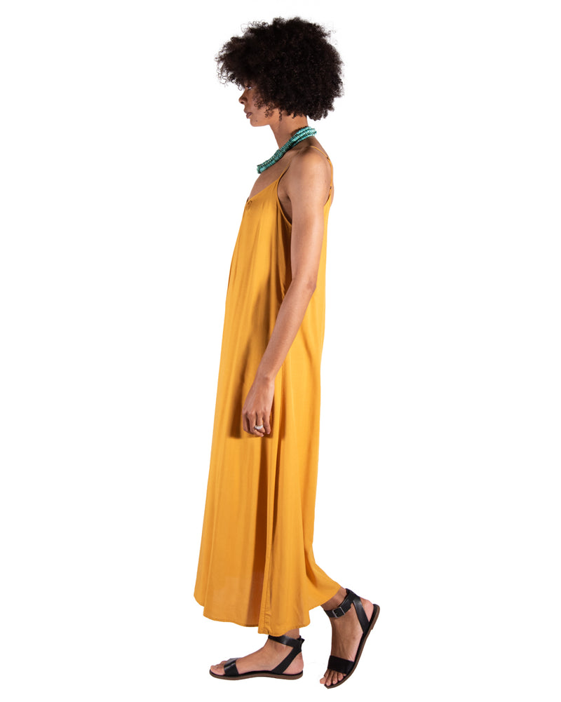 Long Perfect Dress in Citrine