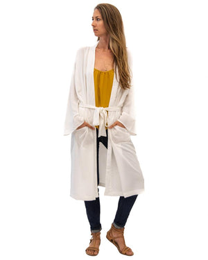 LOUNGE ROBE IN SOLIDS