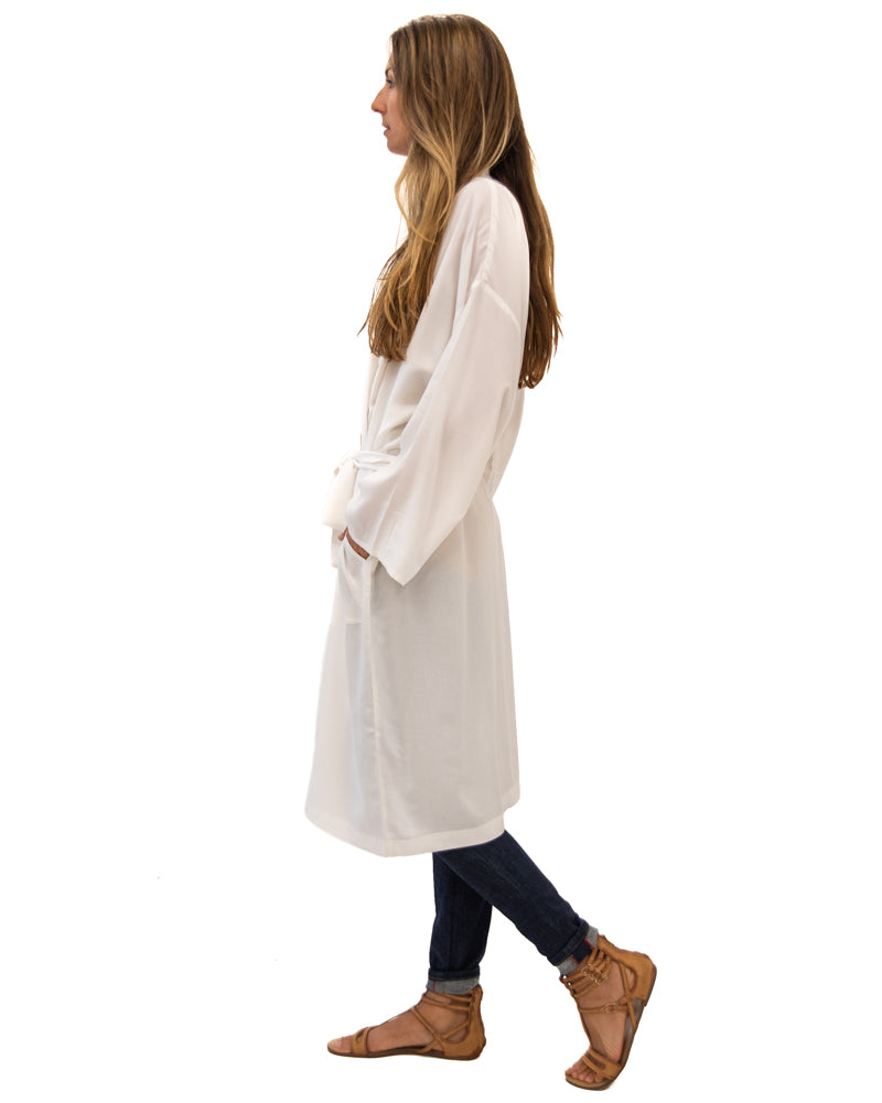 Lounge Robe in Off White