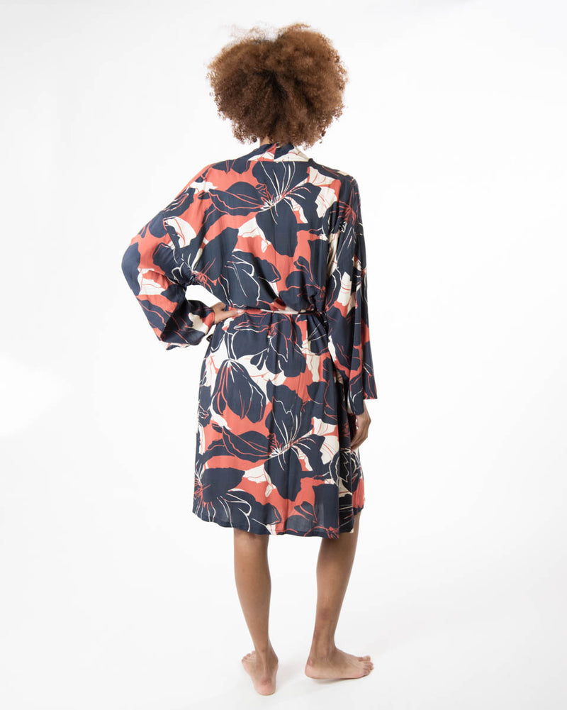 Lounge Robe in Black Beauty
