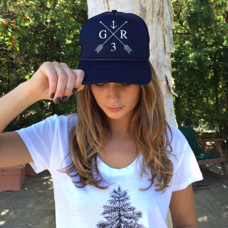 GR ANCHOR HAT IN NAVY