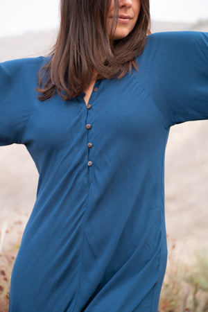 HORIZON DRESS IN SAPPHIRE