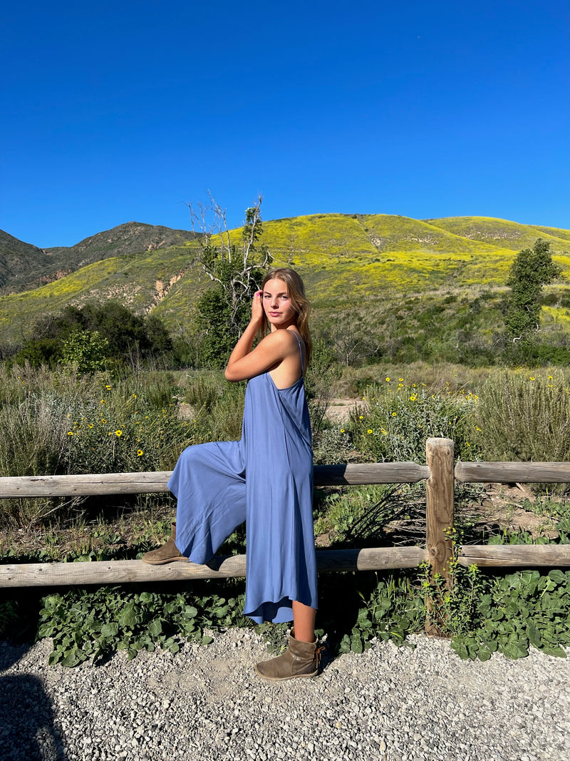 SONOMA PLAYSUIT IN FRENCH BLUE