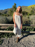 Ciao Overalls in Natural Linen