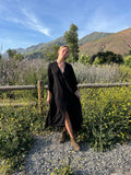 Midsummer Kaftan in Black