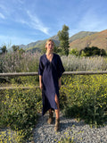 Midsummer Kaftan in Navy