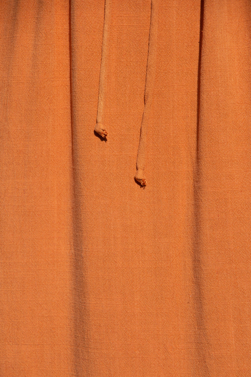 Sat Hari Dress in Copper Linen