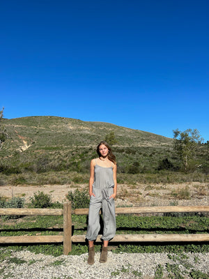 Claudette Jumpsuit in Sage Smoke