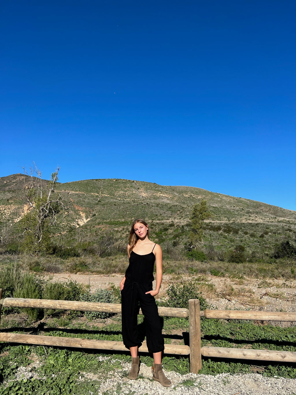 Claudette Jumpsuit in Black