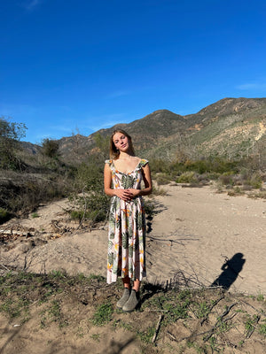 WALK IN THE GARDEN DRESS IN TROPIC DREAM